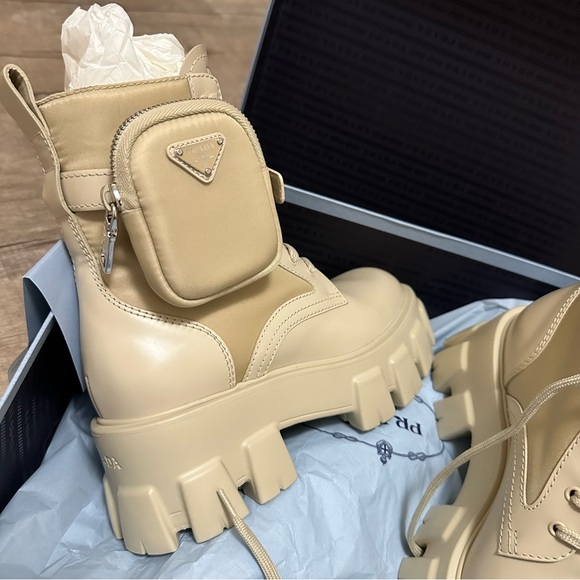 Prada Leather and Nylon Monolith bootie - Picture 10 of 13